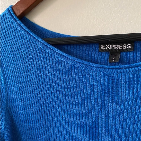 Express Spring ‘14 Ribbed Soft Sweater Tee - Picture 2 of 7